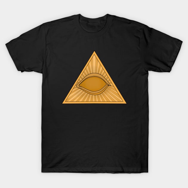 All Seeing Eye of Providence Freemasonry Eye of God Illuminati T-Shirt by DiegoCarvalho